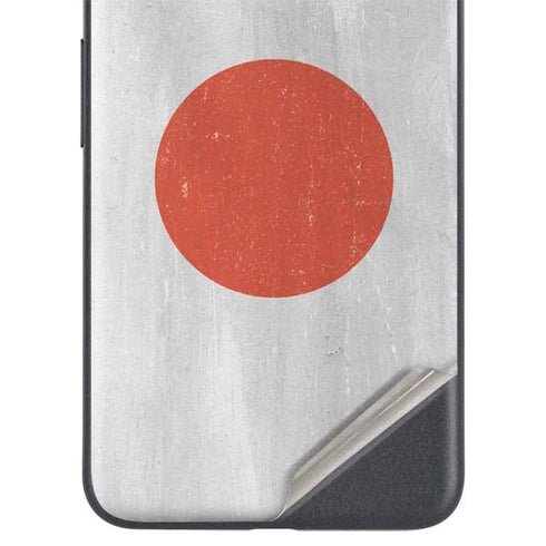 Japanese Flag Distressed Google Pixel 4a 5G Skin